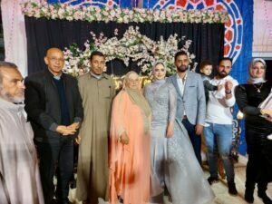 من حفل عقد قران وحنة الاء واحمد