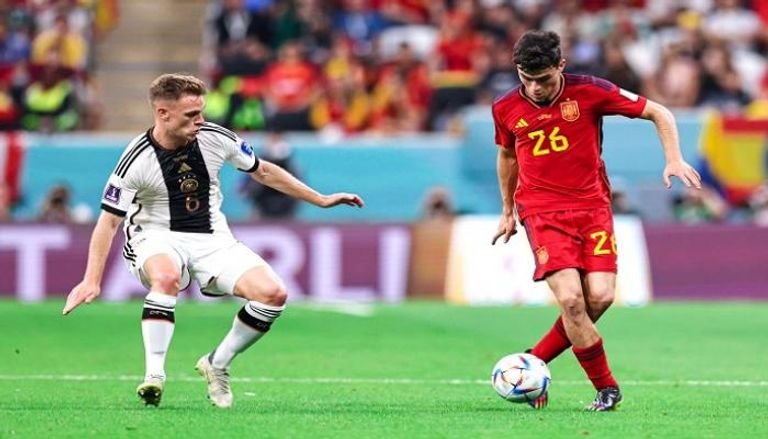 التعادل 1 - 1 يحسم مباراة إسبانيا ضد ألمانيا في منافسات الجولة الثانية للمجموعة الخامسة من بطولة كأس العالم 2022 قطر