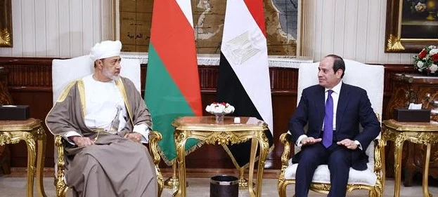 حاكم سلطنة عمان يؤكد حرص بلاده على فتح آفاق جديدة للتعاون مع مصر