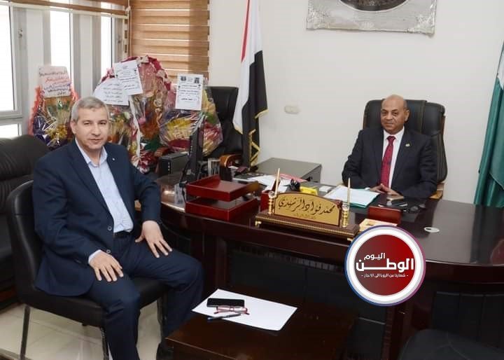 المهندس محمد الرشيدى ووكيل المديرية محمد رمنان