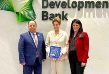 وزيرة التعاون الدولي تلتقي المحافظ المناوب لمصر بالصين لدى بنك التنمية الجديد لدفع جهود التنمية في مصر