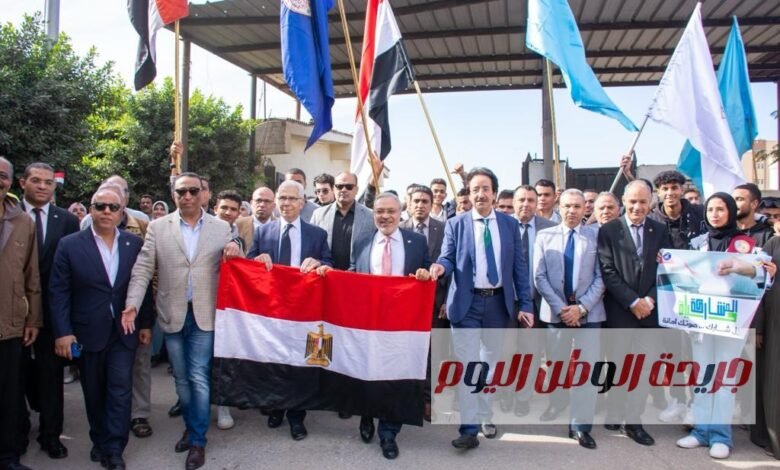 رئيس الجامعة، أن مشهد الحشود الطلابية خلال توجهها الى المقار الانتخابية