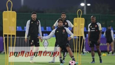 لاعبي النادي الأهلي المصري ينهون مرانهما الأول في السعودية استعدادا لكأس العالم للأندية