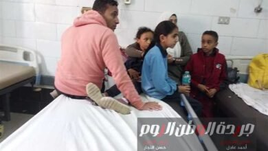 أصيب 36 تلميذًا ومعلمًا بحالة اختناق، نتيجة تسريب غاز بمدرسة