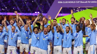 للمرة الاولي مانشستر سيتي الإنجليزي يتوج بمونديال العالم للأندية بعد الفوز على فلومنينسي برباعية   
