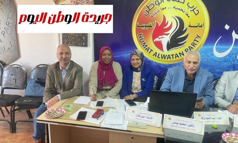 حماة الوطن بالقليوبية يواصل حشد الناخبين في العرس الديمقراطي لمقار اللجان في للانتخابات الرئاسية  