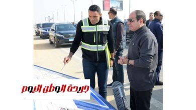 الرئيس السيسي يتفقد عددًا من الطرق والمحاور بالقاهرة الجديدة التي تستهدف إحياء مساحة ١٥ ألف فدان