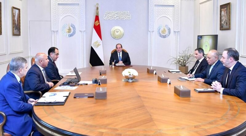 الرئيس السيسي يلتقي الرئيس التنفيذي لشركة الخطوط الملاحية الفرنسية العالمية مشيدًا بمناخ التعاون السائد بين الجانبين 