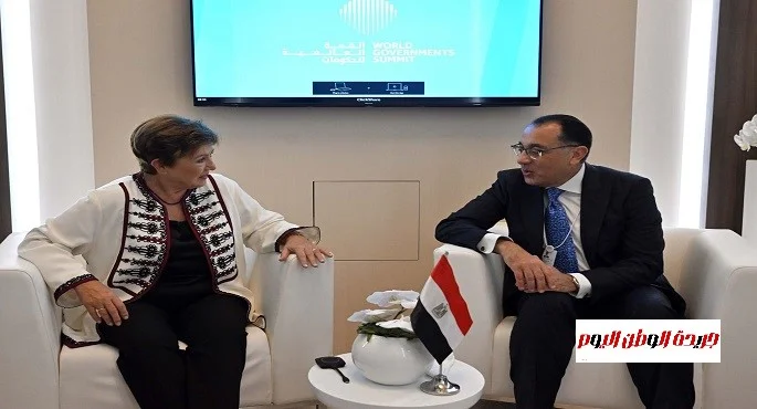 رئيس الوزراء يلتقي مدير عام صندوق النقدالدولي