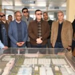 شريف الشربين وزير الإسكان يتفقد مشروع إسكان "روضة العبور" ومحطة مياه الشرب بالمدينة  