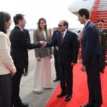 الرئيس السيسي يصل العاصمة الاسبانية " مدريد "