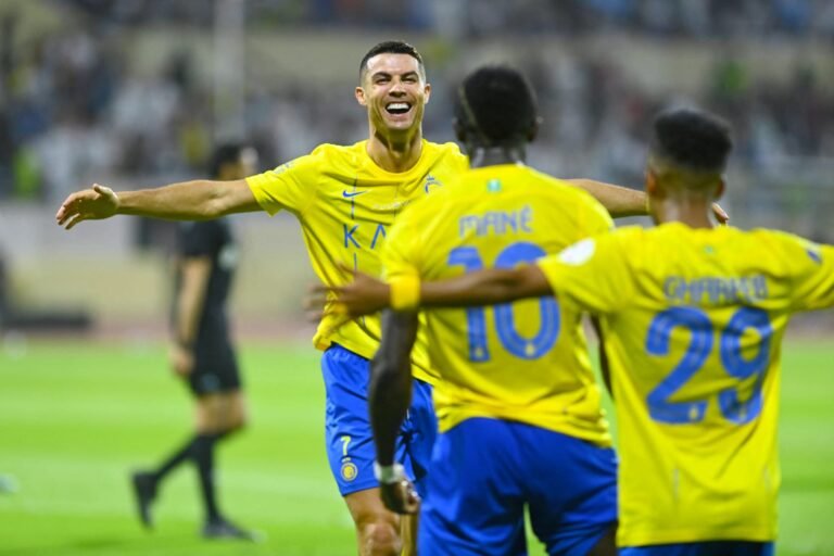 النصر السعودي يسقط نظيرة الاهلي بثلاثية في الدوري السعودي في إطار الجولة الـ 20 والتسابق علي الوصافة 