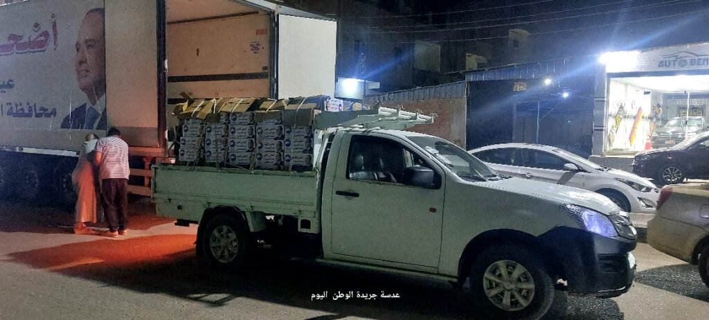 "مستقبل وطن بفاقوس يوزع 1800 كرتونة ويدعم الأسر بلحوم بلدية في عيد الأضحى"