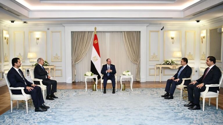 الرئيس السيسي يستقبل المشير خليفة حفتر بالعلمين