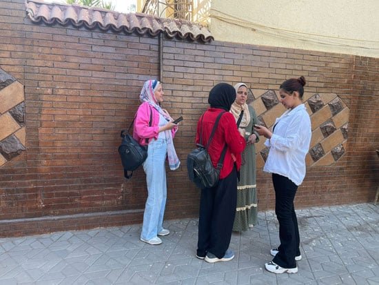 طلاب الثانوية بالجيزة لأداء امتحاني الفيزياء والتاريخ