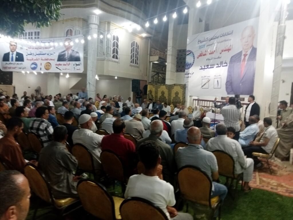 رجل الأعمال الحاج احمد الشافعي يدعم اللواء خالد سعيد مرشح الشيوخ