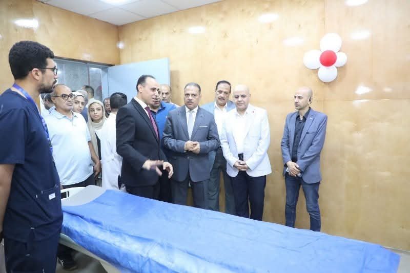 محافظ الشرقية يفتتح وحدة الأشعة المطورة بفاقوس