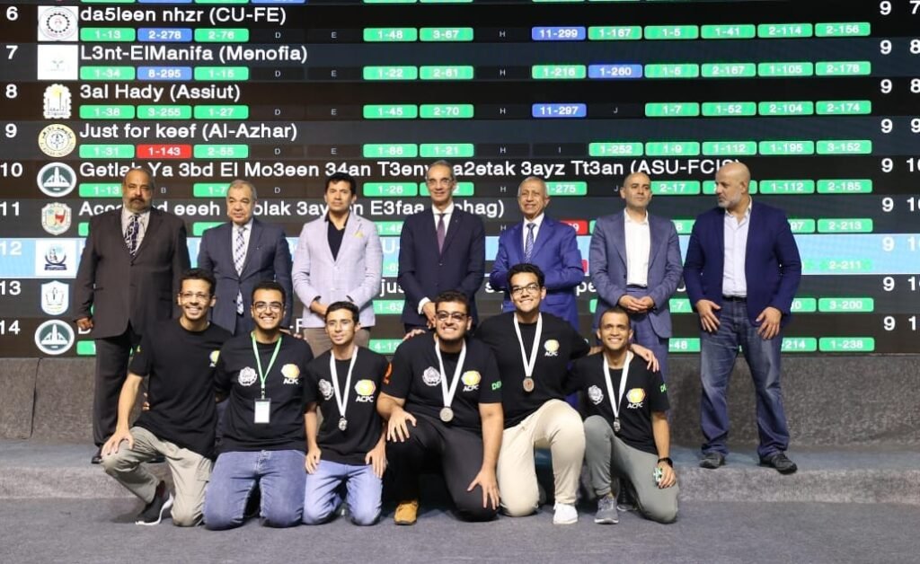 وزيرا الاتصالات والشباب يكرمان الفائزين بالمسابقة المصرية للبرمجة لشباب الجامعات