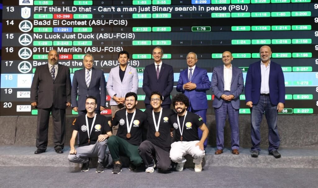 وزيرا الاتصالات والشباب يكرمان الفائزين بالمسابقة المصرية للبرمجة لشباب الجامعات
