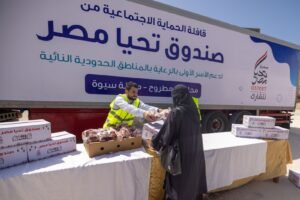قوافل تحيا مصر تصل سيوة لتقديم دعم متكامل لسبعة آلاف أسرة