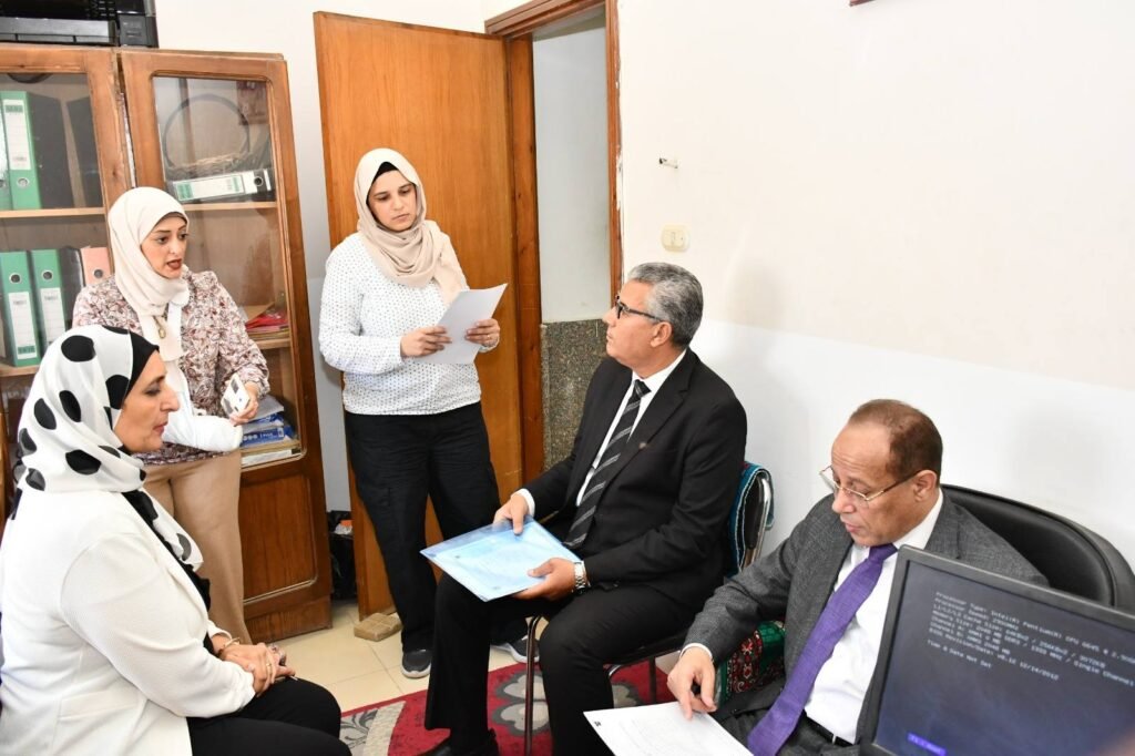 جولات ميدانية بجامعة قناة السويس لمتابعة استعدادات الدعم الأكاديمي