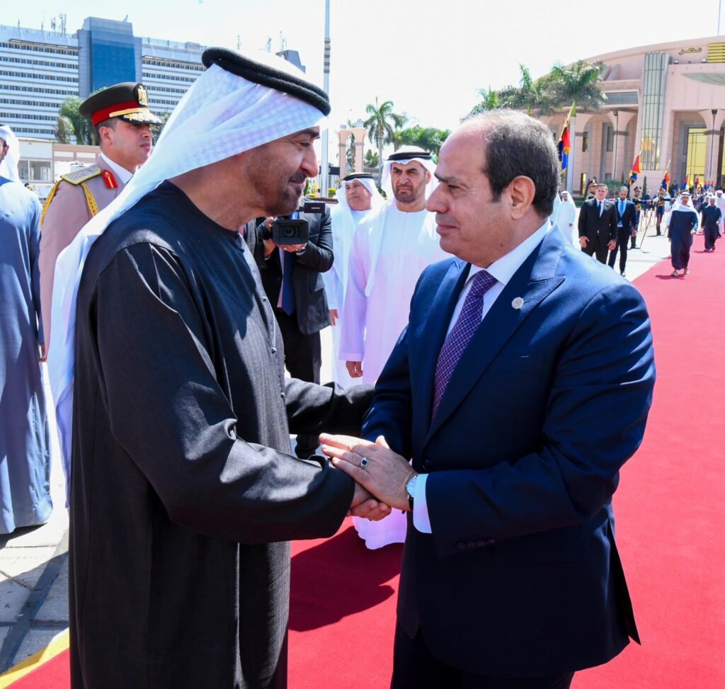 الرئيس السيسي يستقبل محمد بن زايد