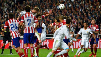 أتلتيكو مدريد يمطر شباك الريال بخماسية مدوية في مسابقة الدورى الاسباني  
