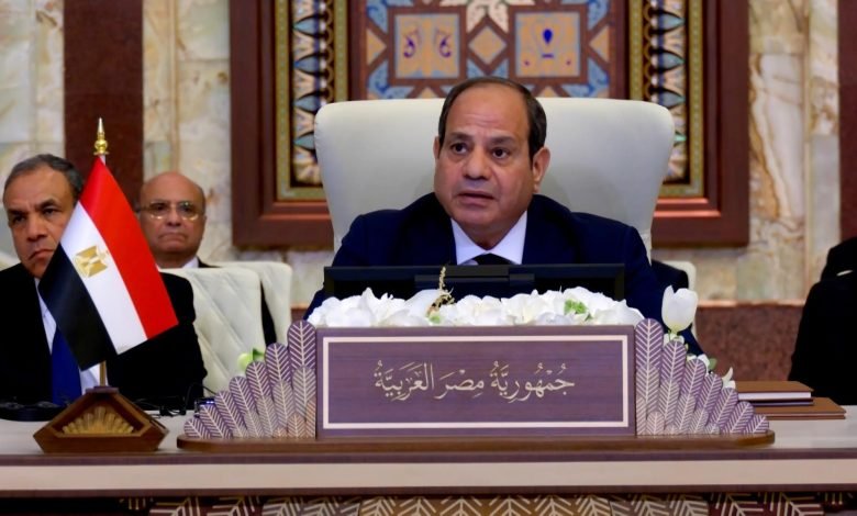 الرئيس السيسي إسرائيل تجاوزت الخطوط الحمراء وتهدد اتفاقيات السلام القائمة