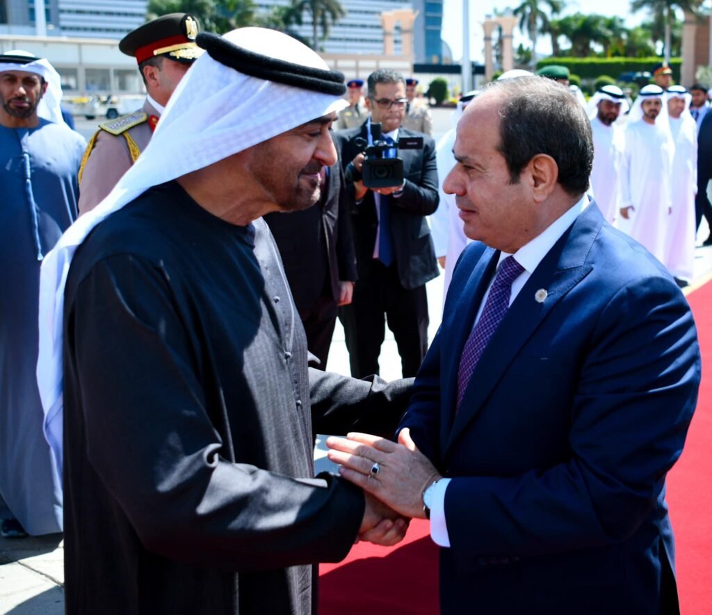 الرئيس السيسي يستقبل محمد بن زايد