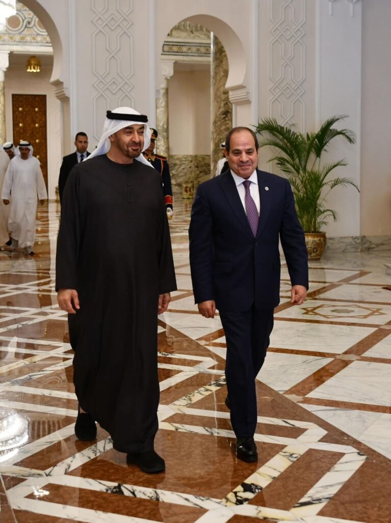 الرئيس السيسي يستقبل محمد بن زايد