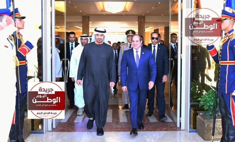 الرئيس السيسي يستقبل محمد بن زايد