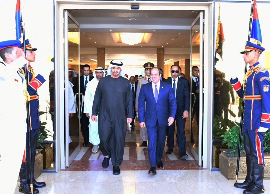 الرئيس السيسي يستقبل محمد بن زايد