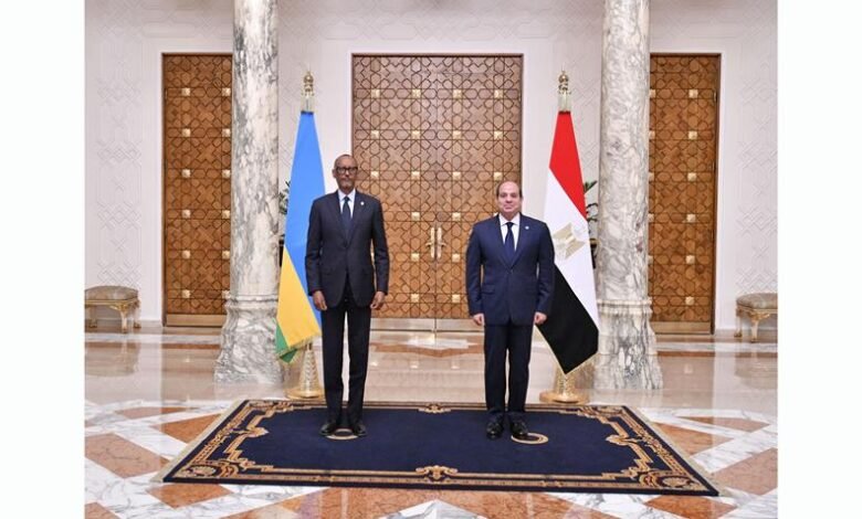 الرئيس السيسي يستقبل نظيره الرواندي ويبحثان تعزيز التعاون الثنائي 