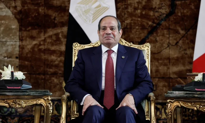 السيسي الاعتراف بفلسطين السبيل لتحقيق السلام الدائم بالمنطقة