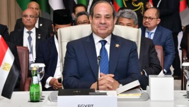 السيسي بالقمة الطارئة قرارات رادعة لحماية الأمن العربي 