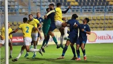 انبي يغزو الاسماعيلي بهدف دون رد على استاد بتروسبورت في الدورى المصري  