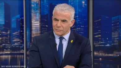 زعيم المعارضة يائير لابيد