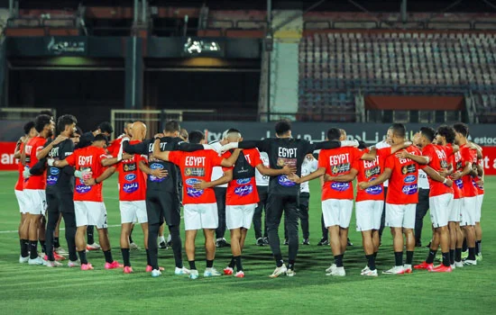 منتخب مصر الاول يخوض تدريباته الفنية والبدنية استعدادا لمباراة اثيوبيا الجمعة المقبلة 