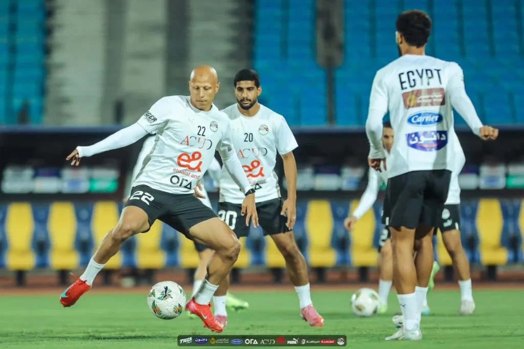 منتخب منتخب مصر يستعد لمواجهة غينيا بيساو
