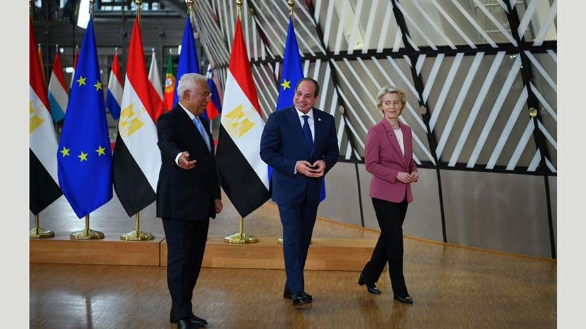 الرئيس السيسي يشارك في اعمال القمة المصرية الأوروبية الأولى ببروكسل