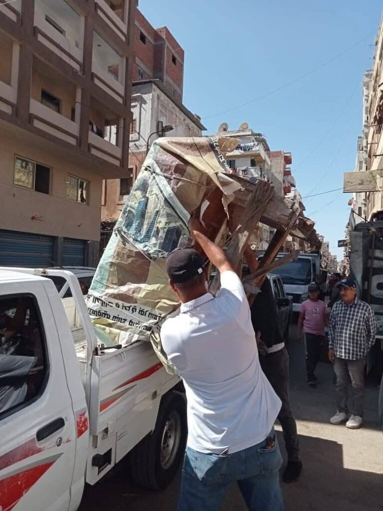 استمرار حملات الانضباط بشوارع بورسعيد للأسبوع الرابع