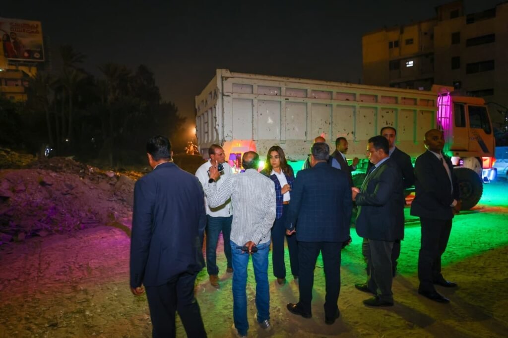 جولة ليلية لوزيرة التنمية المحلية لتفقد استعدادات المتحف المصري الكبير
