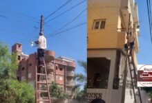 تعاون محلي ومجتمعي لإنارة وصيانة طريق الصالحية القديمة السماكين بمركز فاقوس بالشرقية