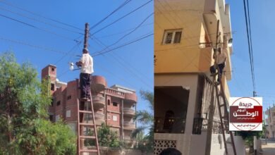 تعاون محلي ومجتمعي لإنارة وصيانة طريق الصالحية القديمة السماكين بمركز فاقوس بالشرقية  