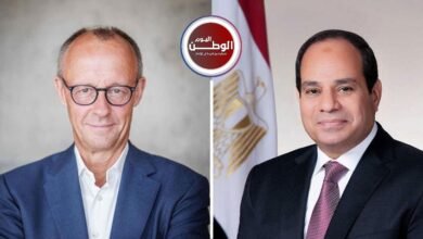 الرئيس السيسي يتلقى اتصالاً من المستشار الألماني لبحث اتفاق غزة 