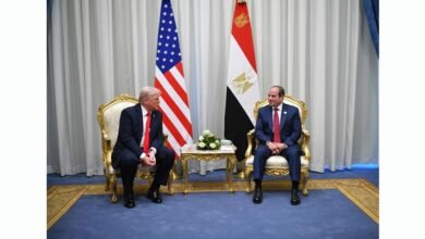 الرئيس السيسي يستقبل نظيره الأمريكي ترامب بقمة شرم الشيخ للسلام 
