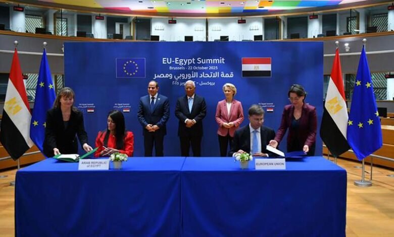 الرئيس السيسي يشارك في اعمال القمة المصرية الأوروبية الأولى ببروكسل