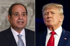 الرئيس السيسي يهنيء ترامب ويؤكد استحقاقه نوبل للسلام 
