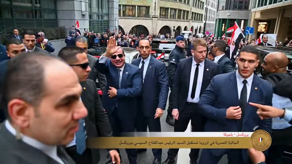 الرئيس المصري عبد الفتاح  السيسي يشكر ملك بلجيكا ويؤكد عمق الشراكة مع الاتحاد الأوروبي