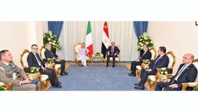 السيسي وميلوني يبحثان تعزيز التعاون ودعم السلام الإقليمي من مدينة السلام بشرم الشيخ  